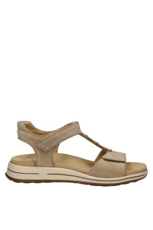 Osaka  suède sandalen beige
