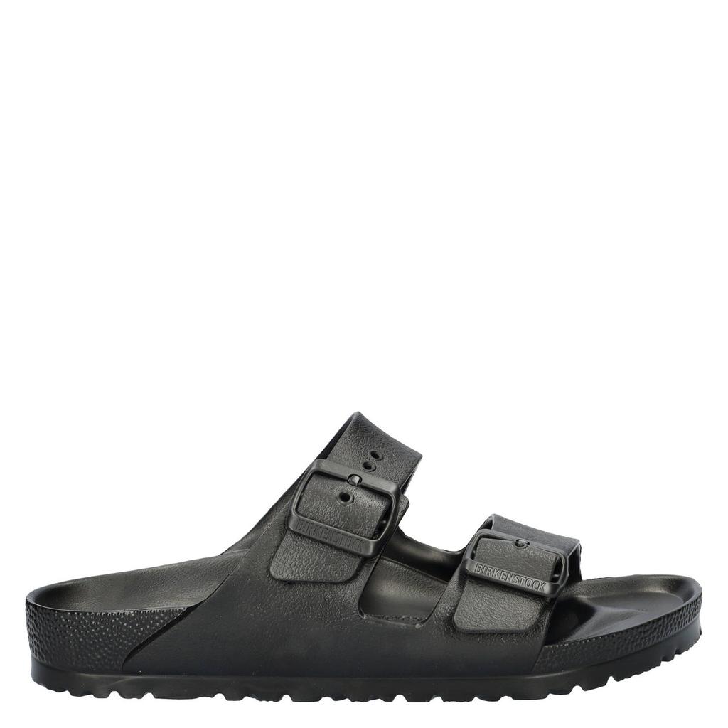 Zwarte dames Birkenstock Arizona EVA slippers van rubber met gesp