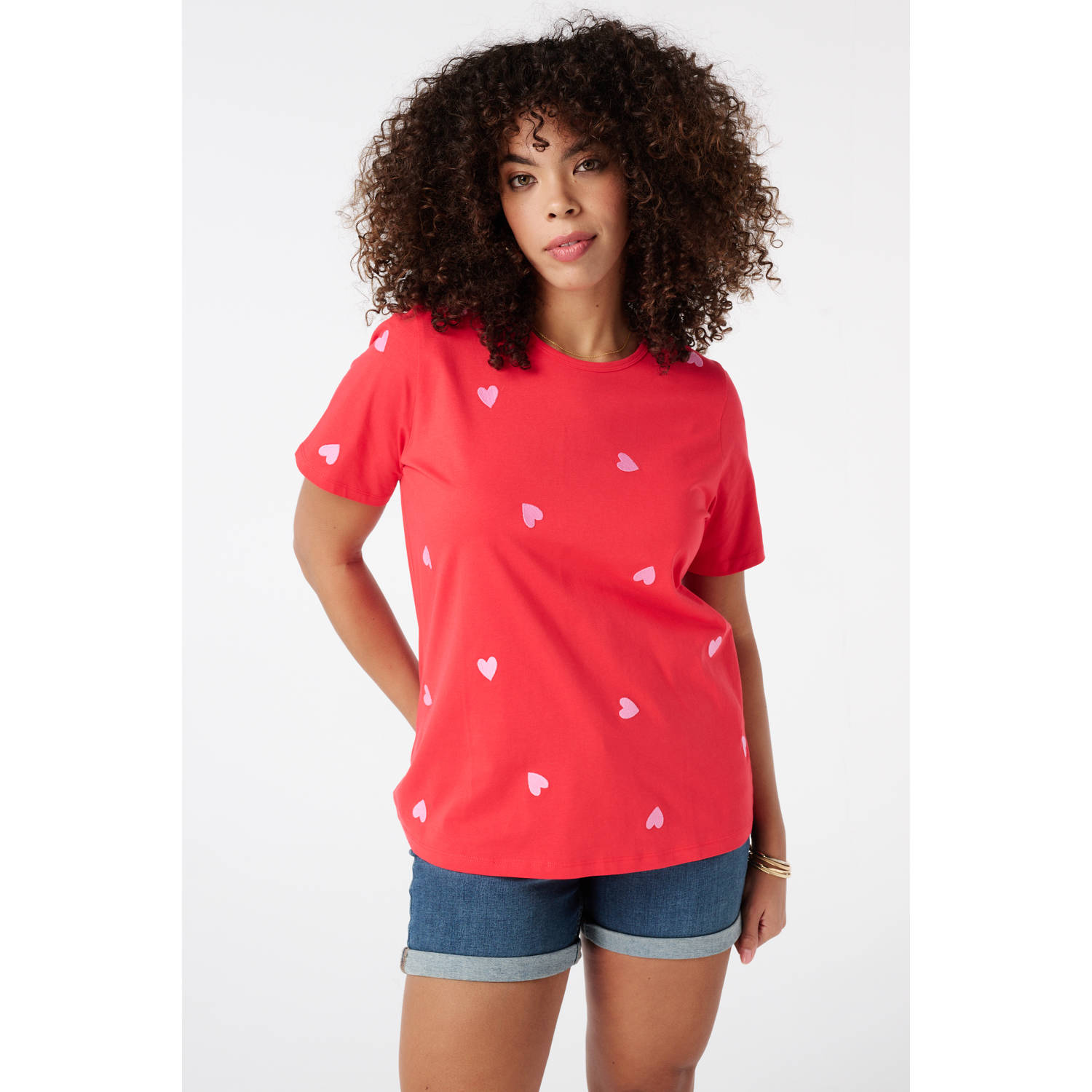MS Mode T-shirt rood