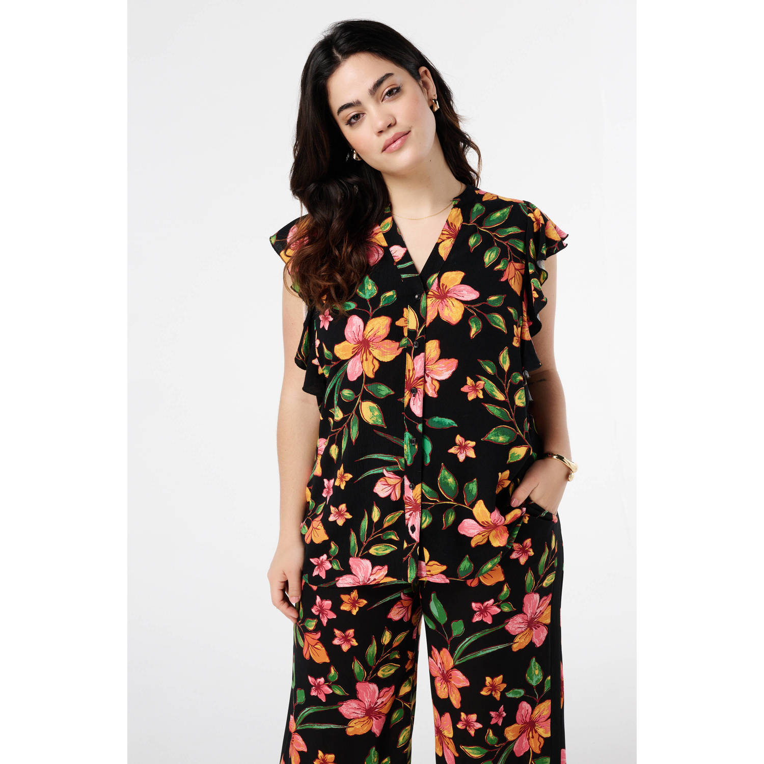 MS Mode blouse zwart