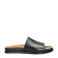 Vagabond leren slippers zwart