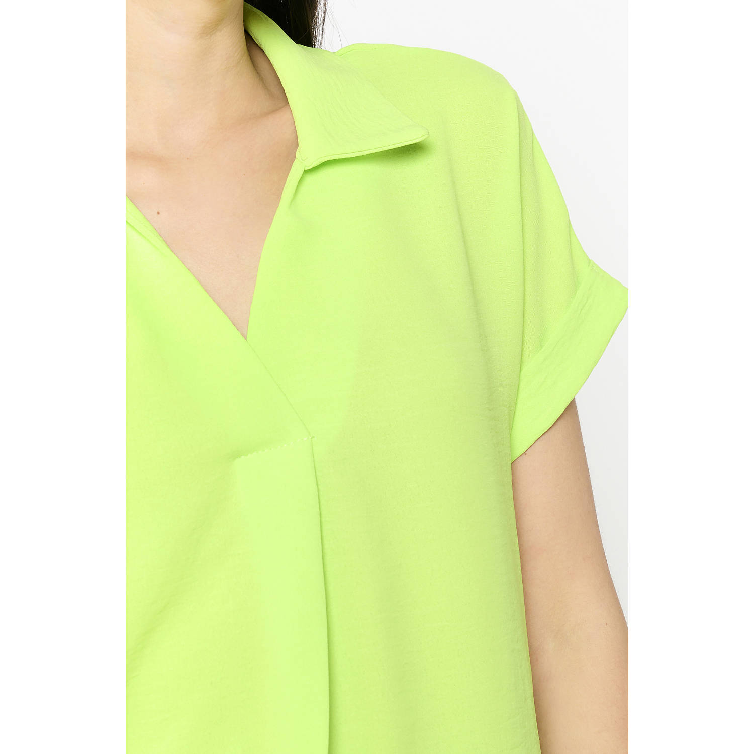 LOLALIZA blousetop limegroen