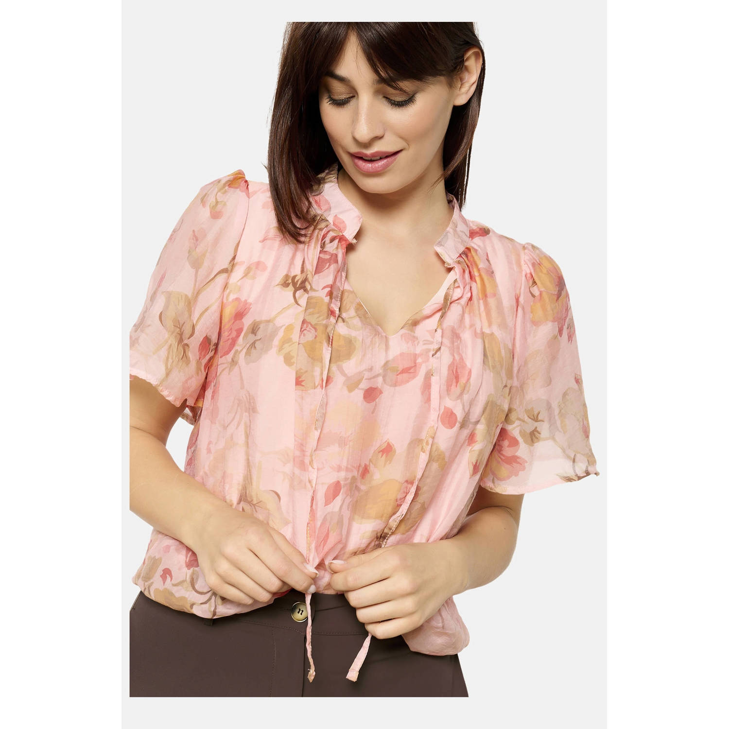 LOLALIZA blousetop lichtroze