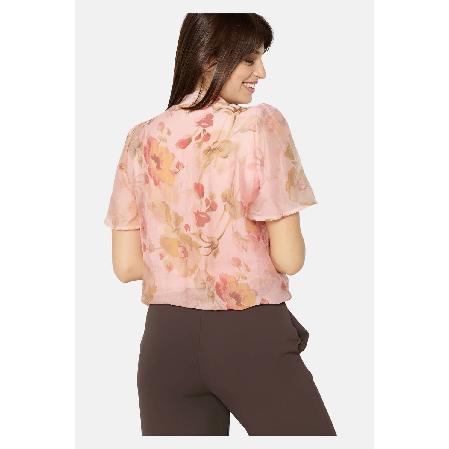 LOLALIZA blousetop lichtroze