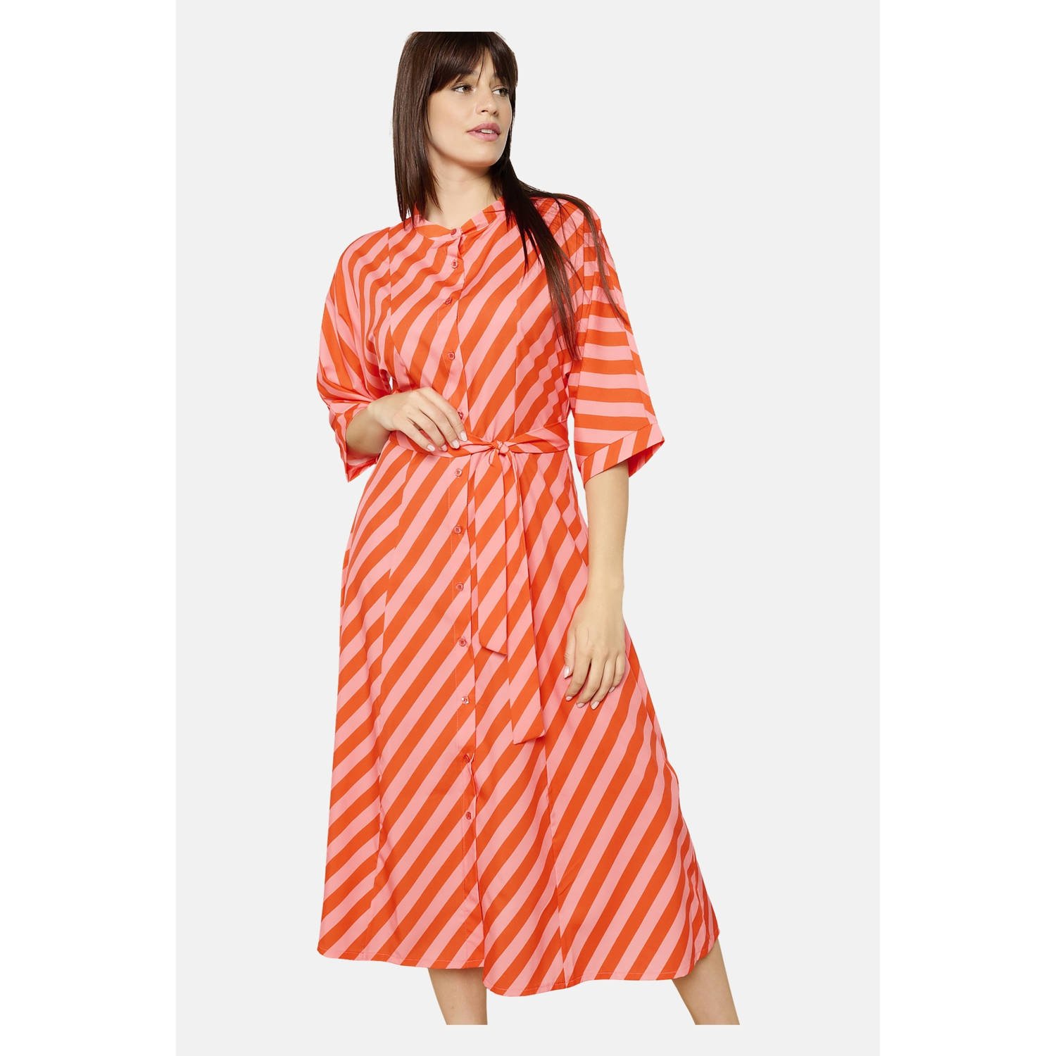 LOLALIZA blousejurk rood