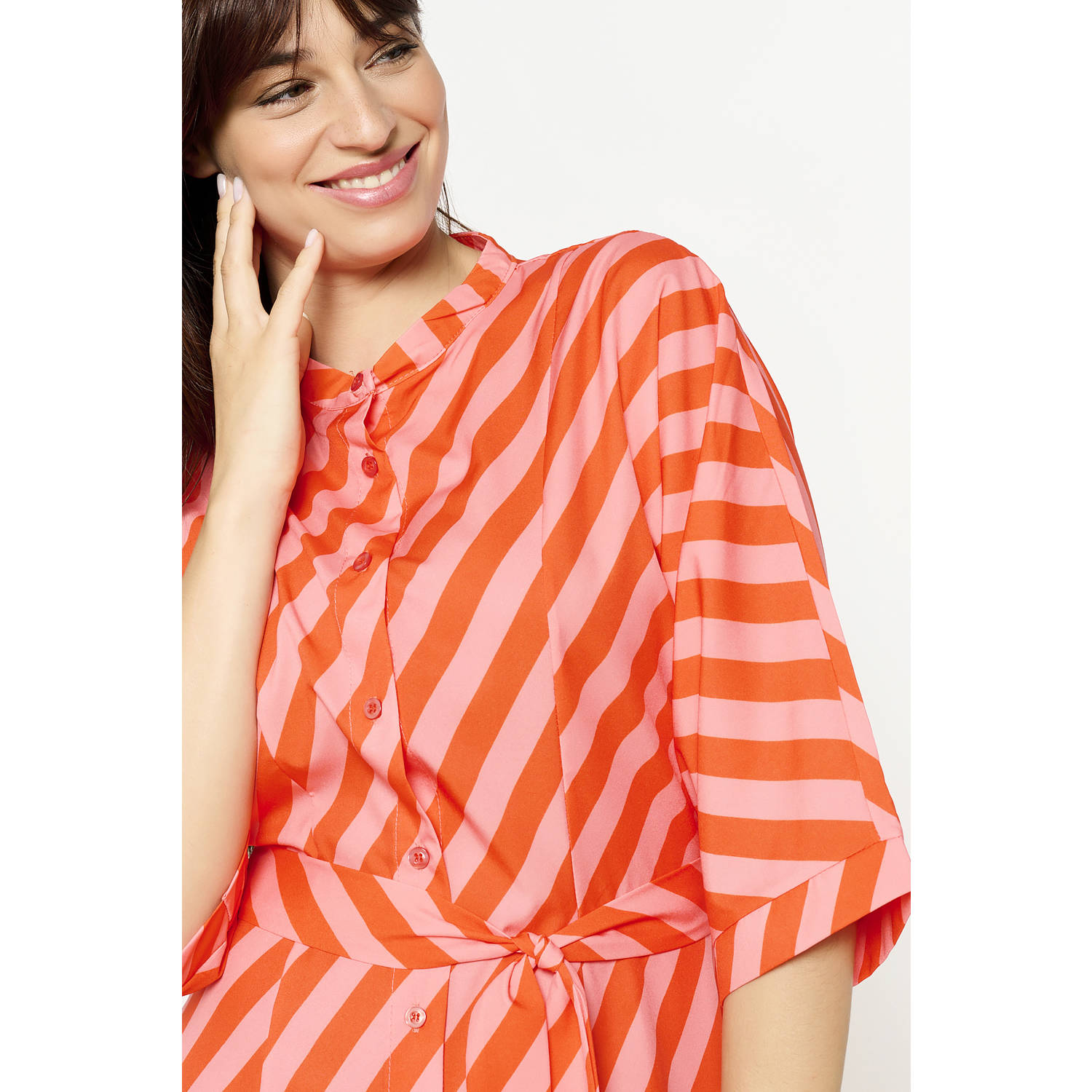 LOLALIZA blousejurk rood