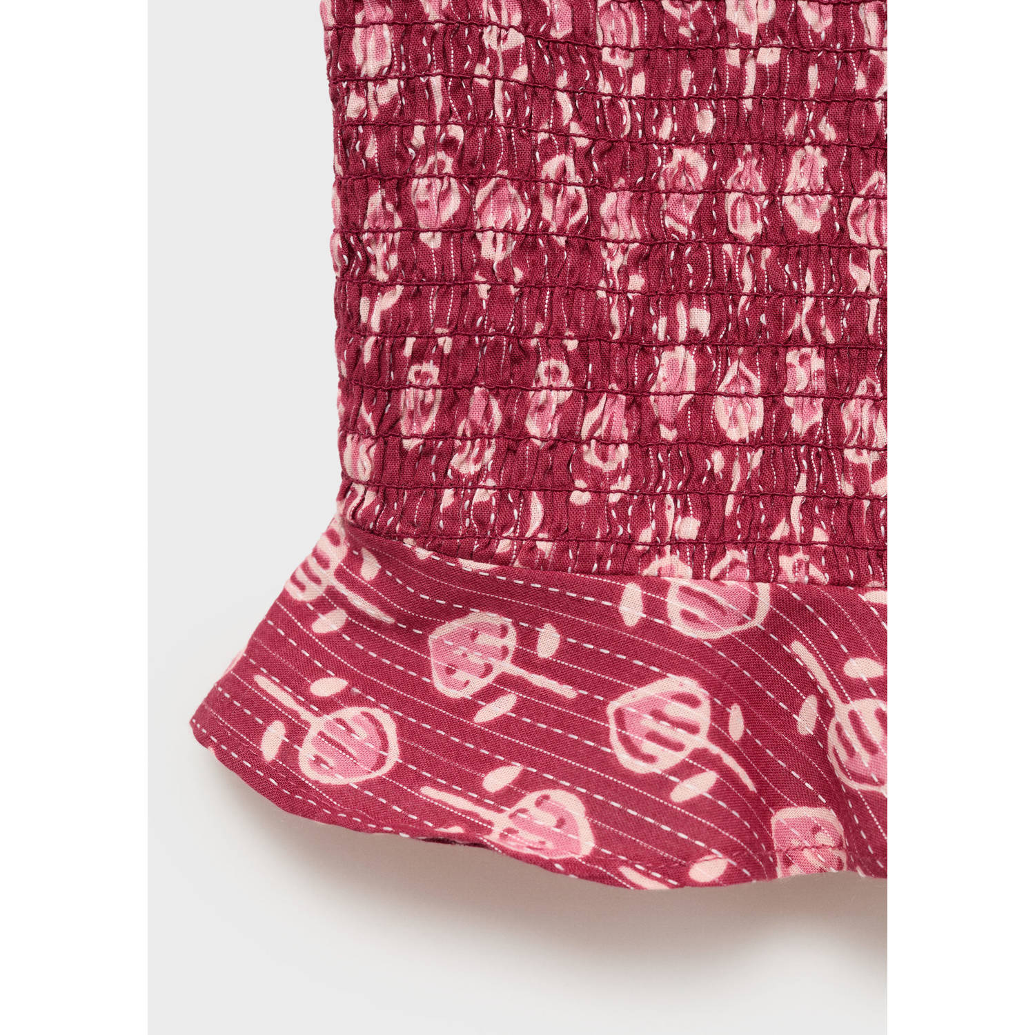 Mango Kids blousetop donkerrood