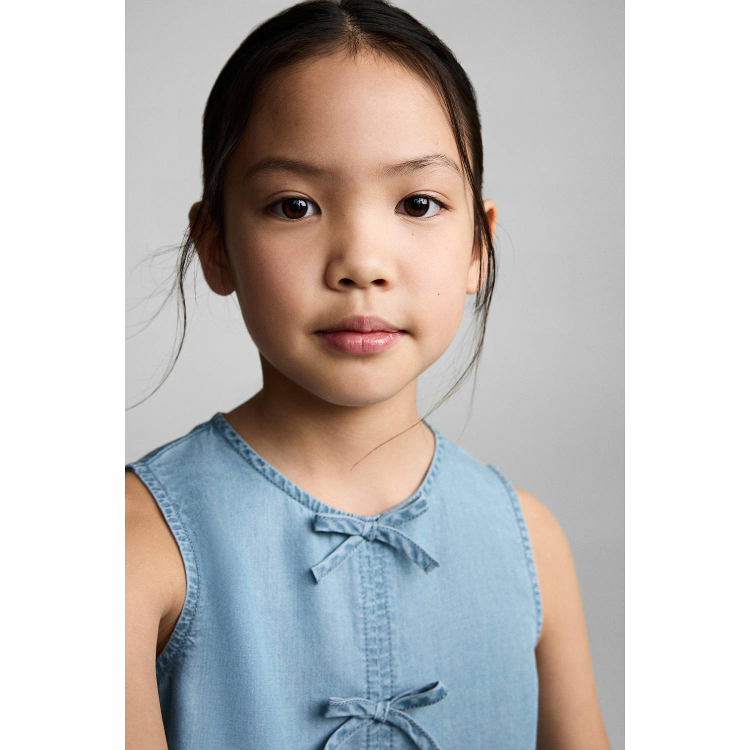 Mango Kids mouwloze top blauw