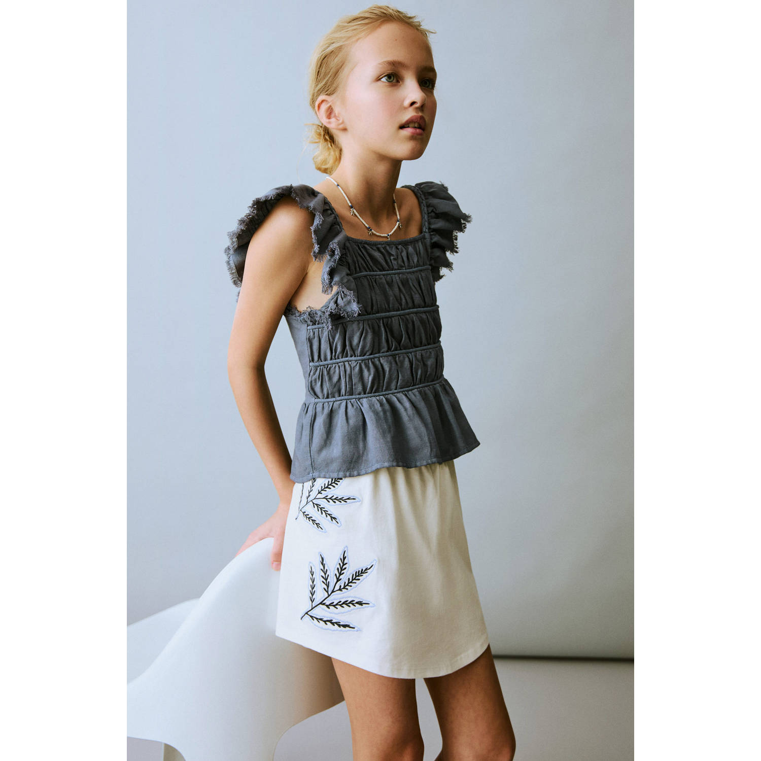 Mango Kids skort wit