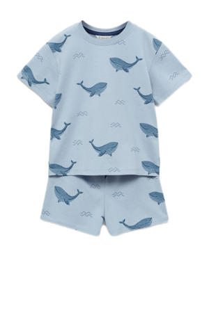   shortama blauw
