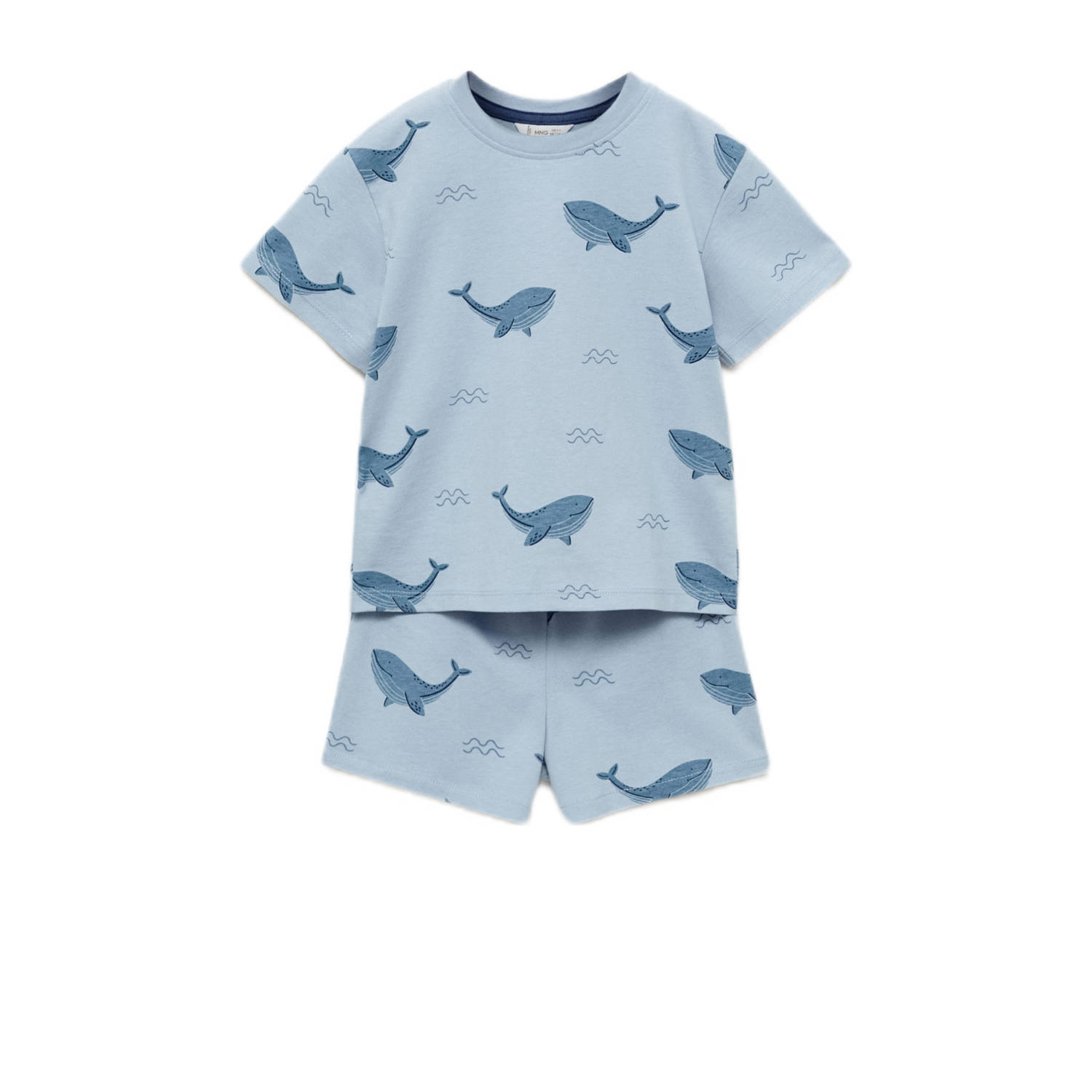 Mango Kids shortama blauw