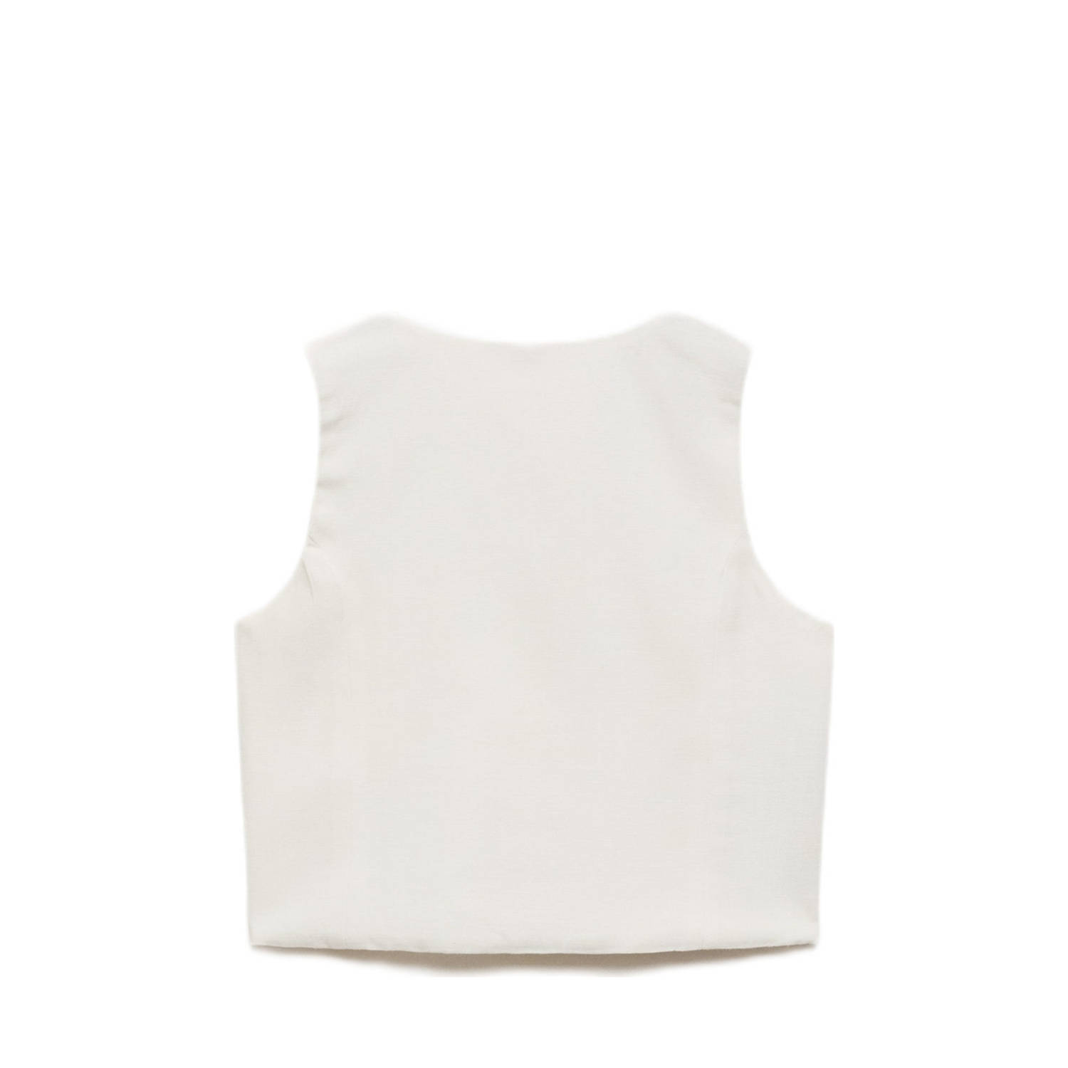 Mango Kids gilet ecru
