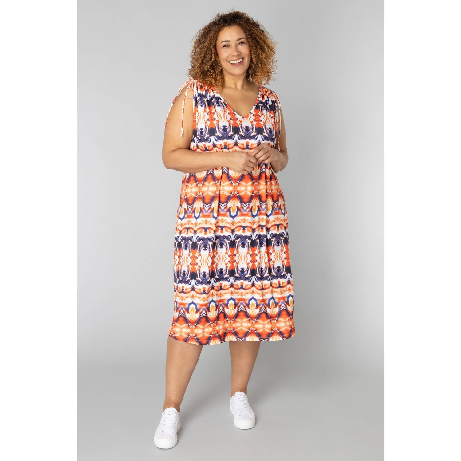 Colletta zomerjurk oranje