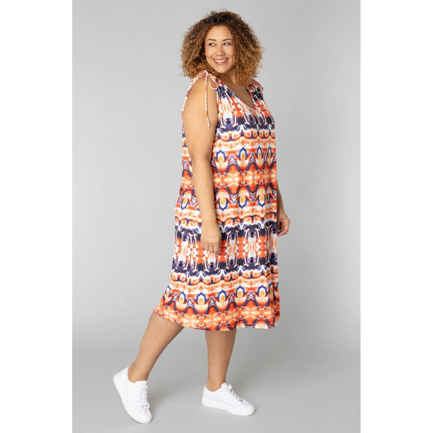 Colletta zomerjurk oranje