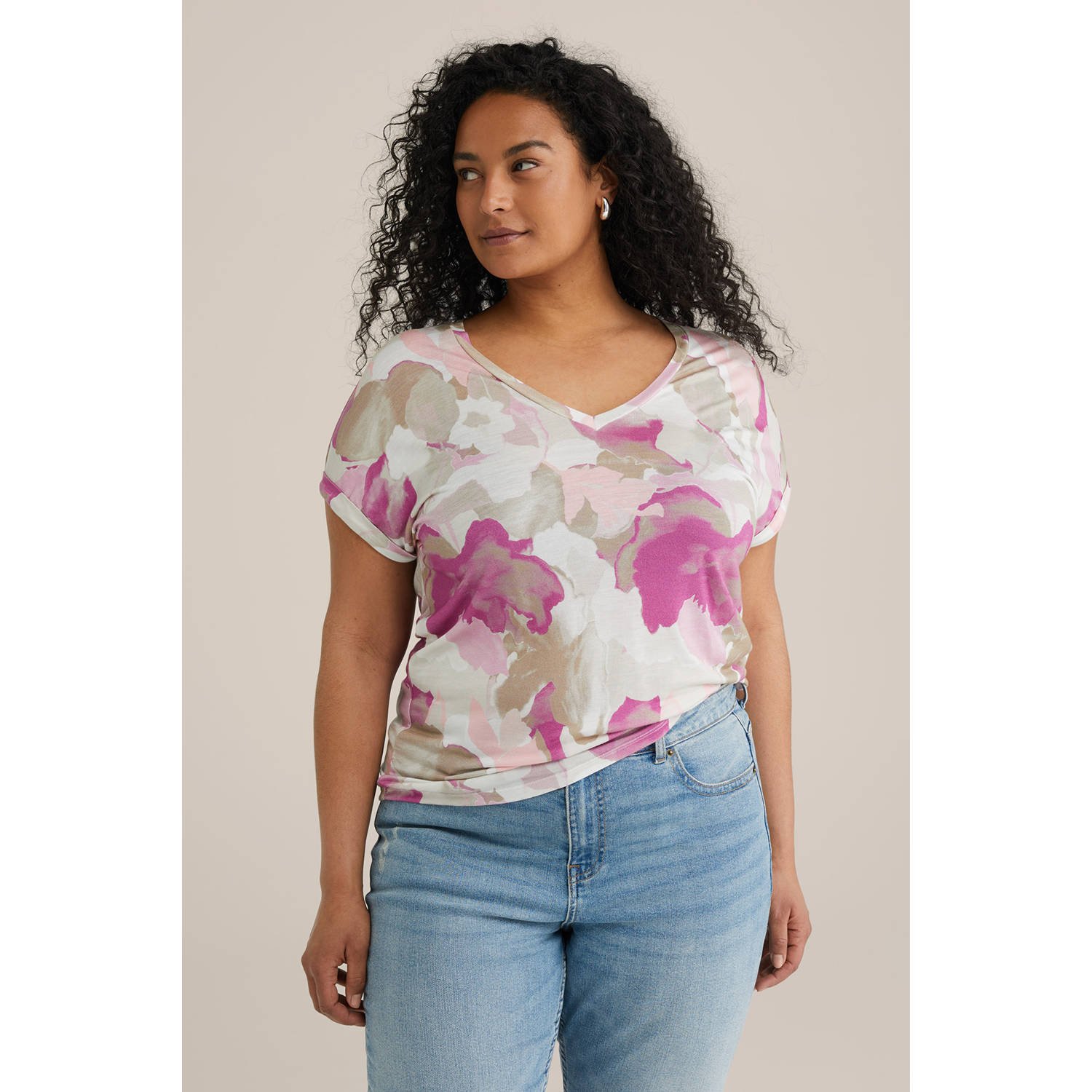 WE Fashion Curve top multi