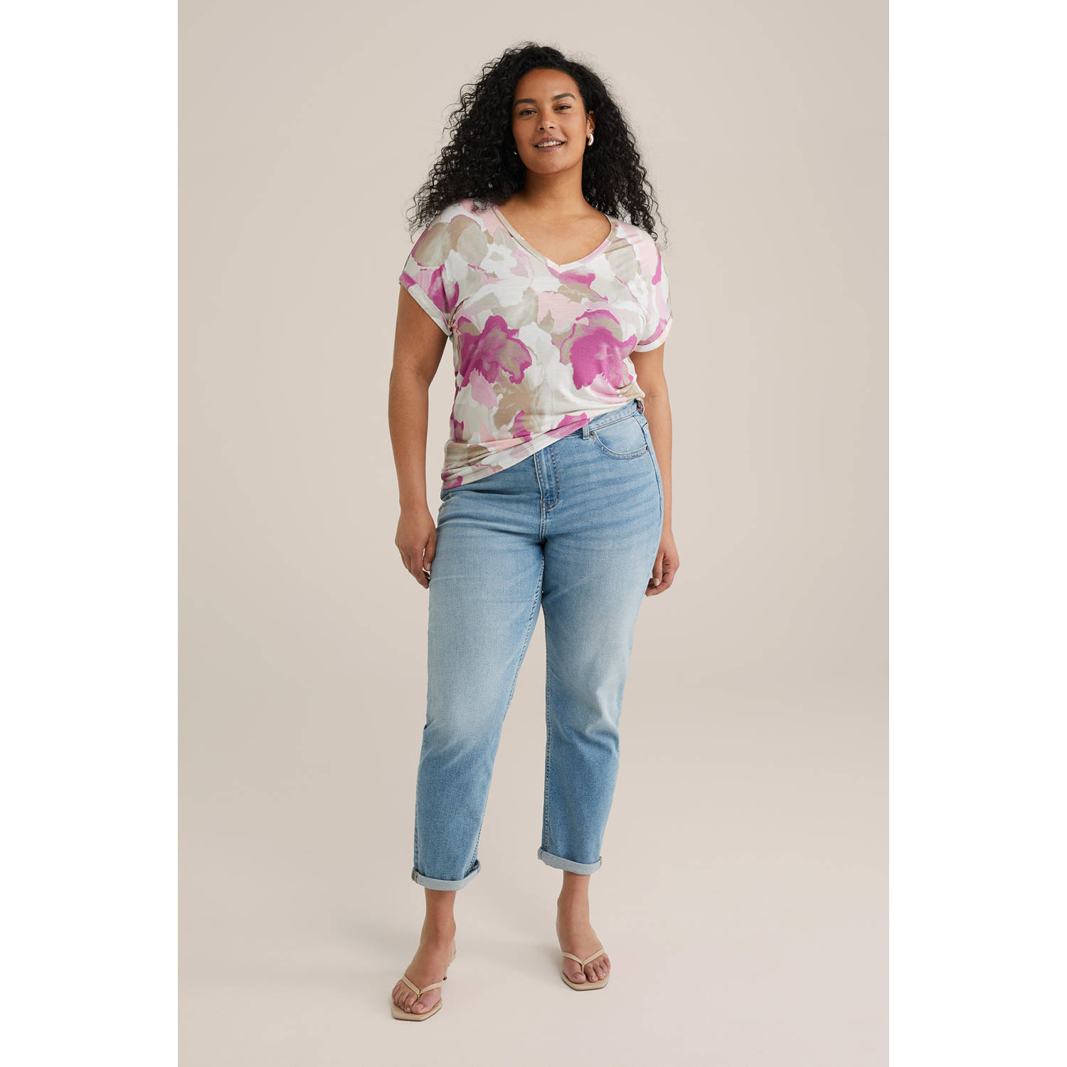 WE Fashion Curve top multi