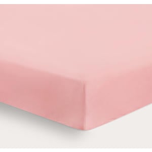 basis baby hoeslaken ledikant 120 x 60 cm lichtroze