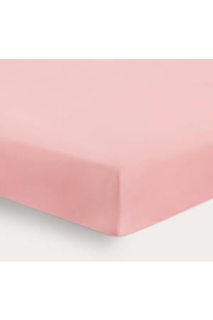 basis baby hoeslaken ledikant 120 x 60 cm lichtroze