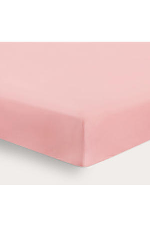 basis baby hoeslaken ledikant 120 x 60 cm lichtroze