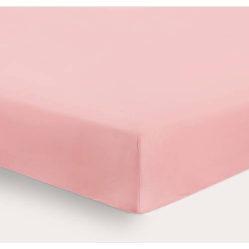 NOUS Kids basis baby hoeslaken ledikant 120 x 60 cm lichtroze afbeelding