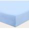 NOUS Kids basis baby hoeslaken wieg 80 x 40 cm lichtblauw
