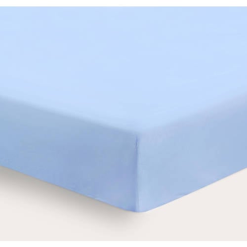 NOUS Kids basis baby hoeslaken ledikant 120 x 60 cm lichtblauw afbeelding