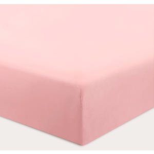 basis baby hoeslaken wieg 80 x 40 cm lichtroze