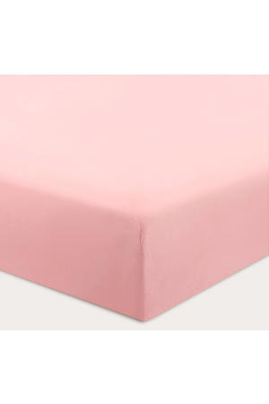 basis baby hoeslaken wieg 80 x 40 cm lichtroze