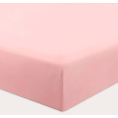 NOUS Kids basis baby hoeslaken wieg 80 x 40 cm lichtroze afbeelding