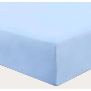 basis kinderhoeslaken 150 x 70 cm lichtblauw