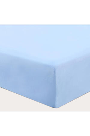 basis kinderhoeslaken 150 x 70 cm lichtblauw