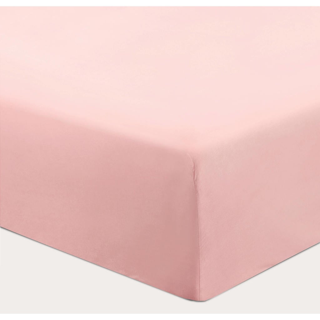 NOUS Kids basis kinderhoeslaken 150 x 70 cm lichtroze