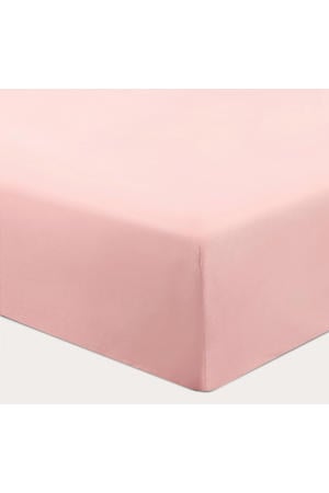 basis kinderhoeslaken 150 x 70 cm lichtroze