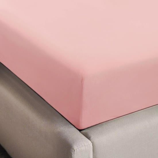 roze hoeslakens matras
