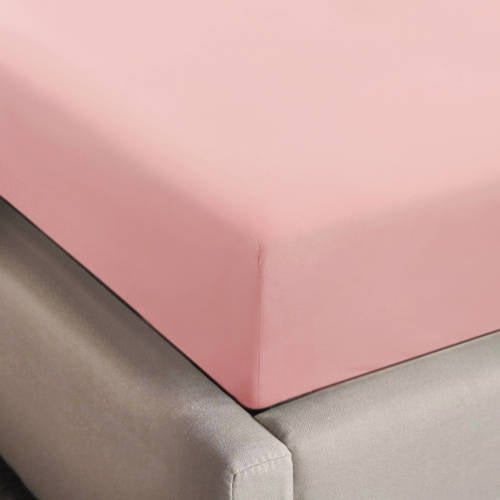NOUS Living basis hoeslaken roze afbeelding
