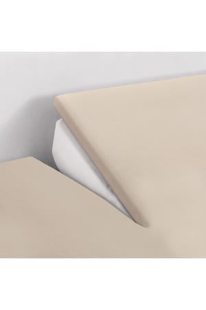 katoenen hoeslaken splittopper beige