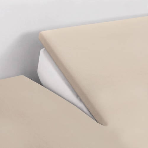 NOUS Living katoenen hoeslaken splittopper beige afbeelding