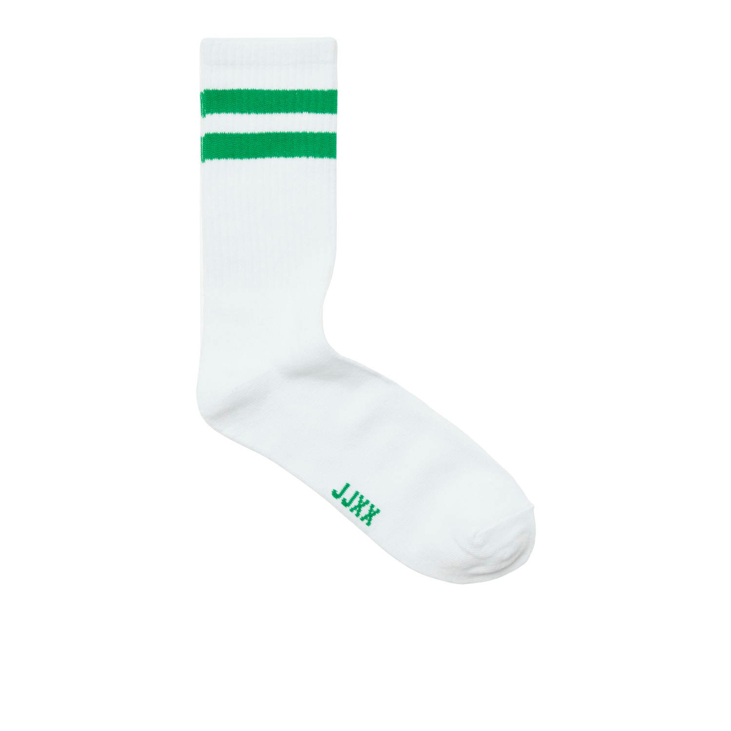 JJXX sokken JXBASIC set van 3 wit groen