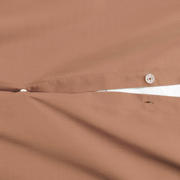 thumbnail: NOUS Living basis dekbedovertrek 1-persoons - mocha mousse (140x200 cm)