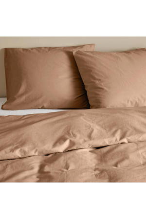 basis dekbedovertrek 2-persoons - mocha mousse (200x200 cm)