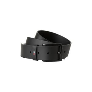 leren riem Denton Matte zwart