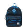 Herschel rugzak met printopdruk blauw