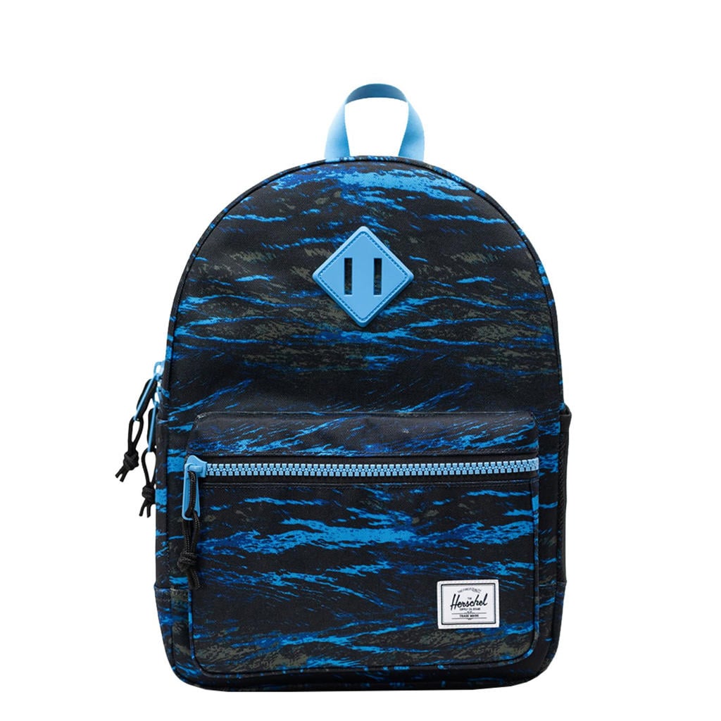 Herschel rugzak met printopdruk blauw