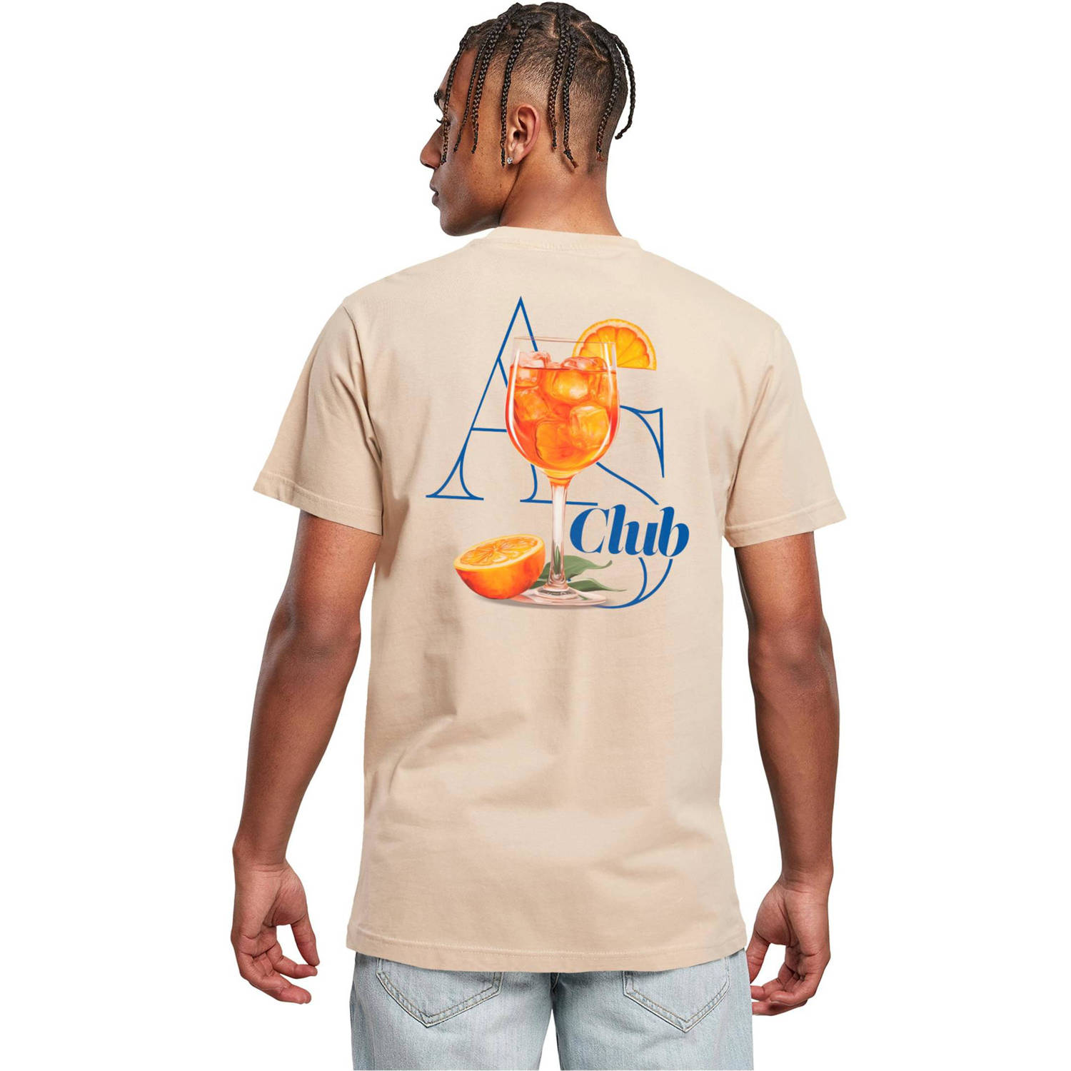 Mister Tee T-shirt AS zand