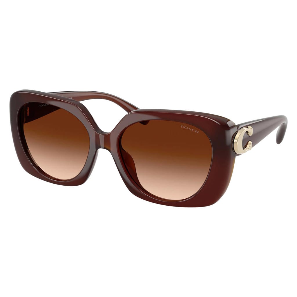Coach zonnebril CAD33 roodbruin
