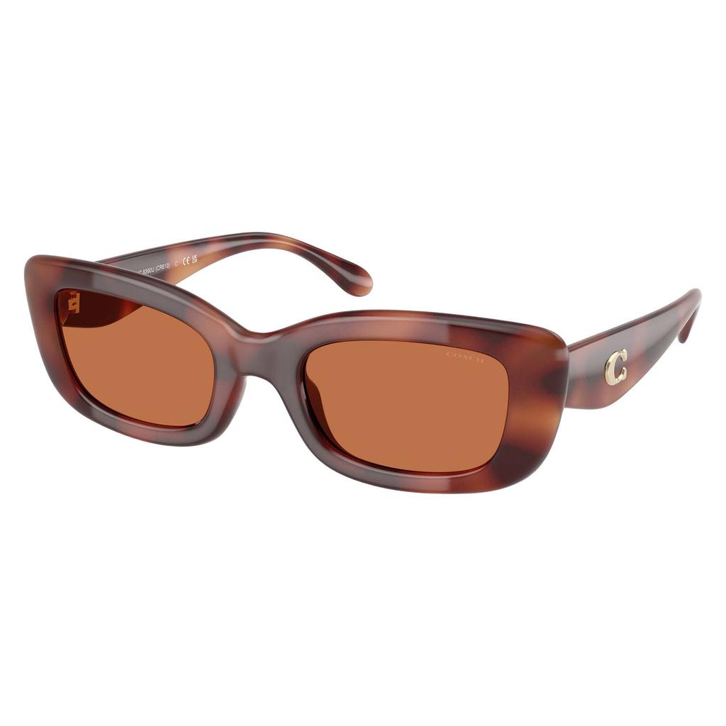 Coach zonnebril CR610 met tortoise print bruin