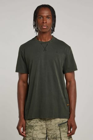 regular fit T-shirt Nifous donkergroen