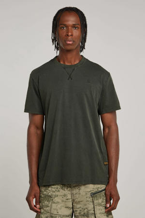 regular fit T-shirt Nifous donkergroen