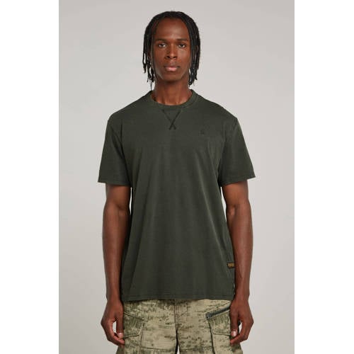 G-STAR regular fit T-shirt Nifous donkergroen afbeelding
