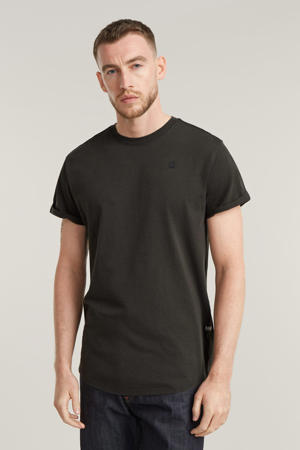 regular T-shirt LASH donkergrijs